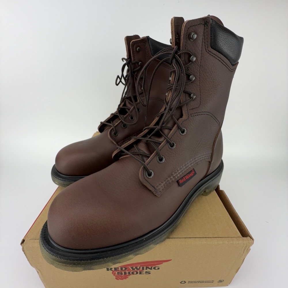 Red Wing 608 Supersole 8" Soft Toe Boot Mens 8.5E NIB‎